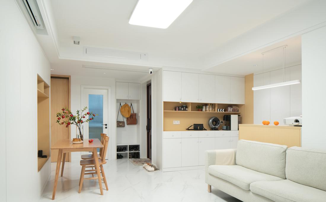 日式原木风超强收纳 140m²婚房设计-19