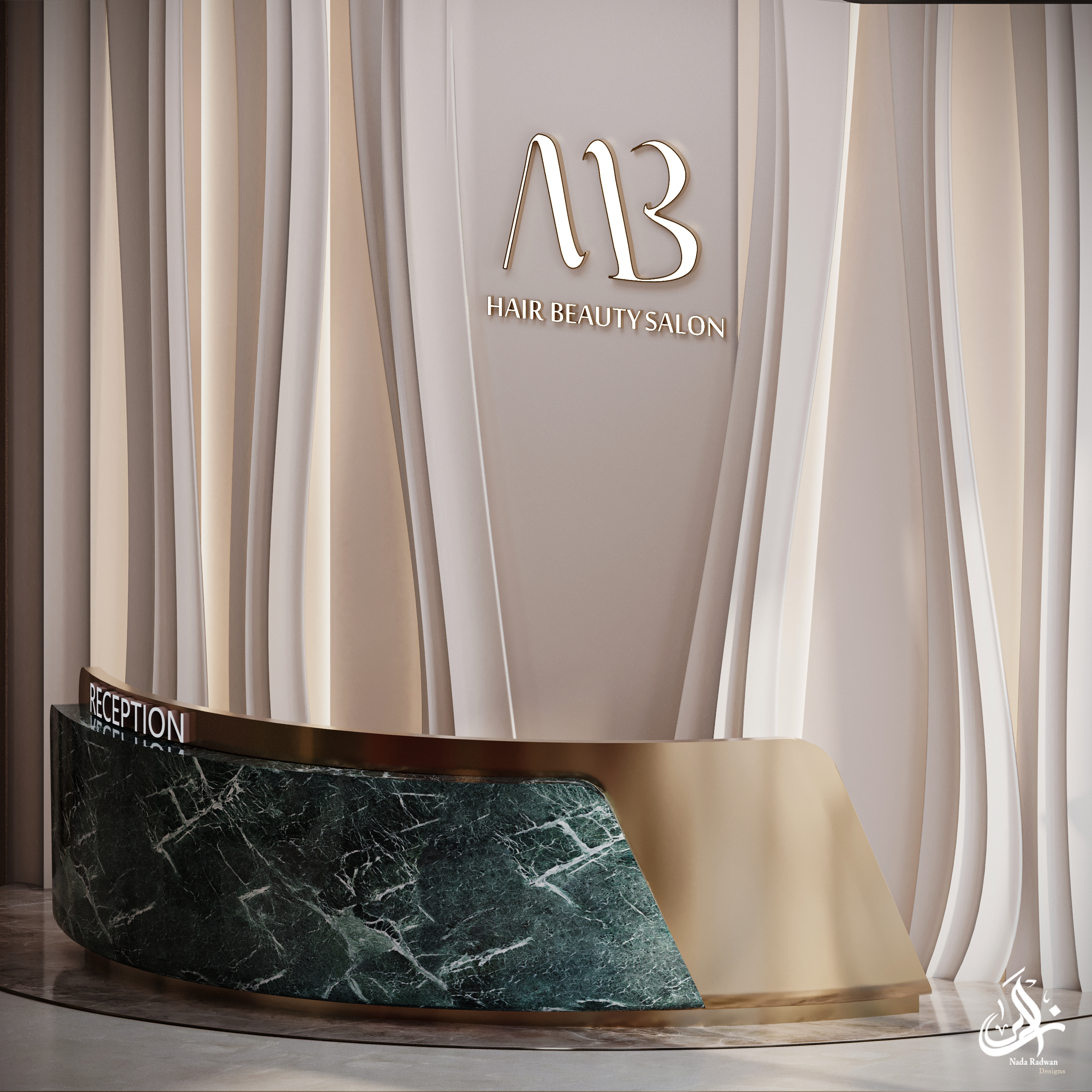 MB美发沙龙与MB美容沙龙丨沙特阿拉伯丨NADA RADWAN-12