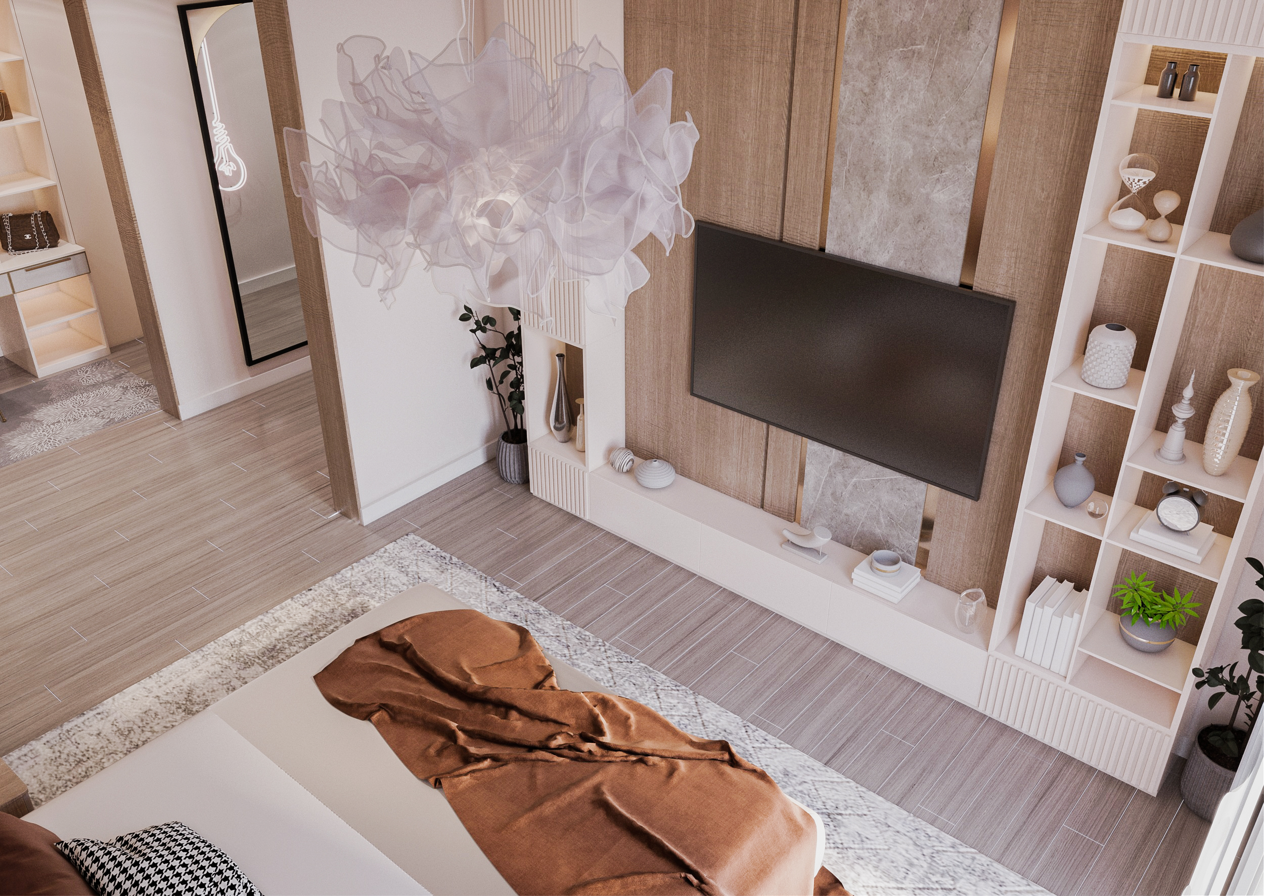 GIRLS ROOM 卧室设计丨沙特阿拉伯丨Shoroq osman-5