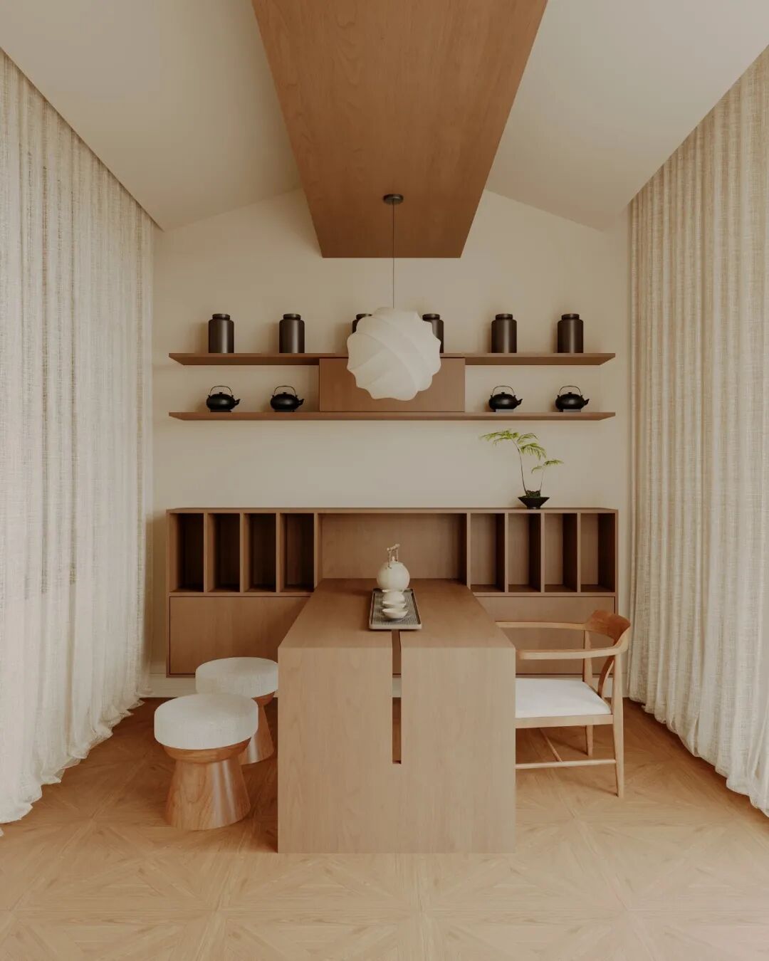 塞纳河畔丨隅间空间设计工作室-85