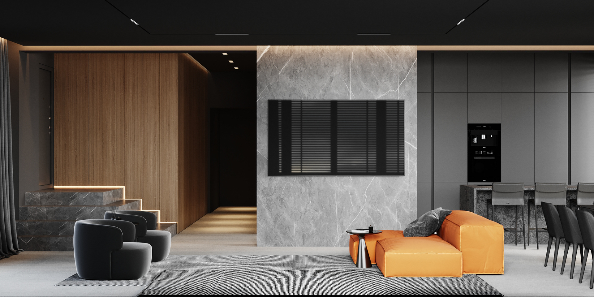 黑色+橘色 见证激情的力量,打造经典时尚-4