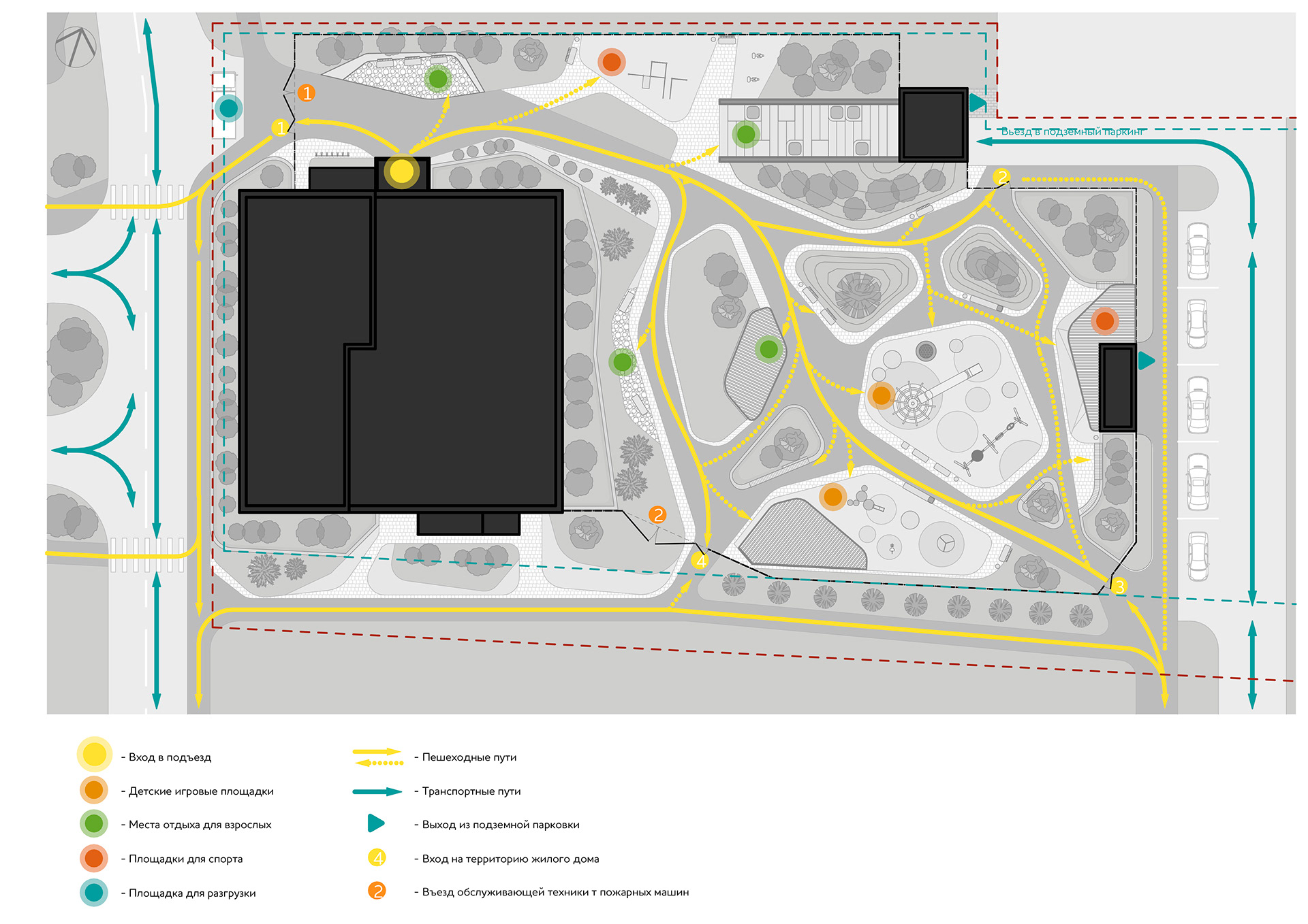 ЖК Шервуд小区环境整治丨俄罗斯巴尔瑙尔丨未明确体现-4