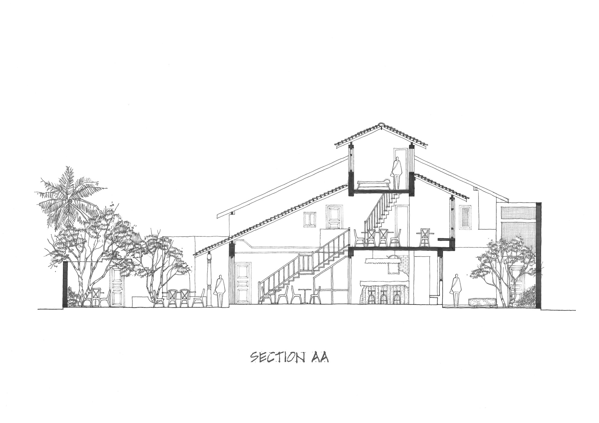 月亮披萨店兼咖啡馆丨斯里兰卡科伦坡丨The Silent Architect-33
