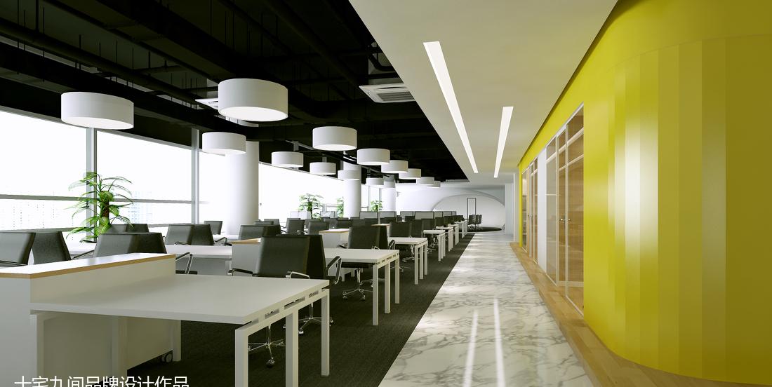 简约现代办公室设计 | 功能分区与流线布局的完美融合-2