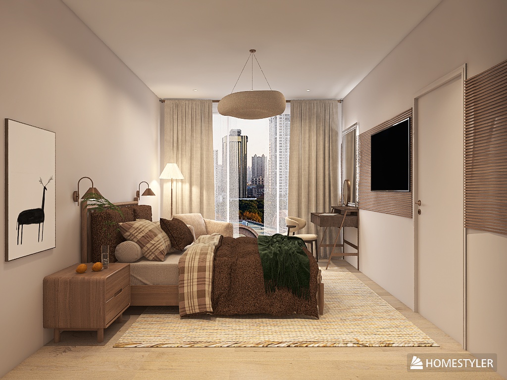 Дизайн-концепция спальни в Москва-сити-4