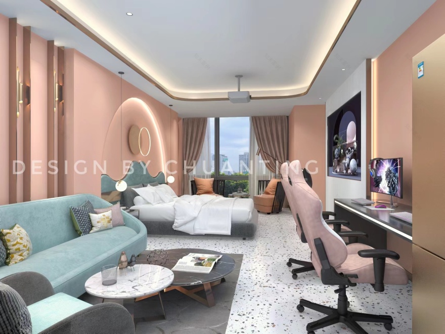 昆明波动电竞酒店丨中国昆明丨川汀空间设计事务所-35