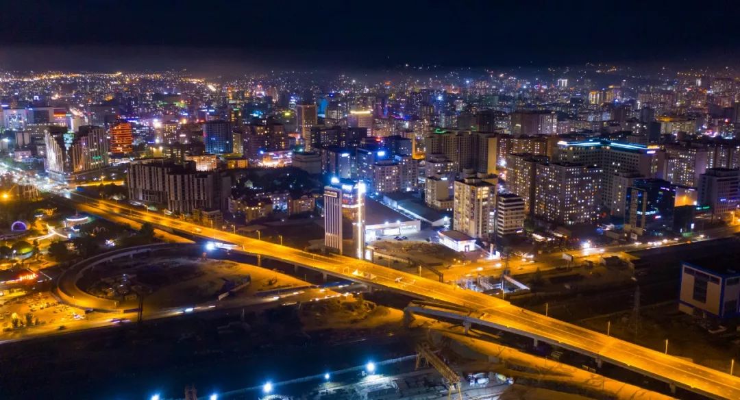 中国铁建承建蒙古国最大互通立交桥主桥通车-21