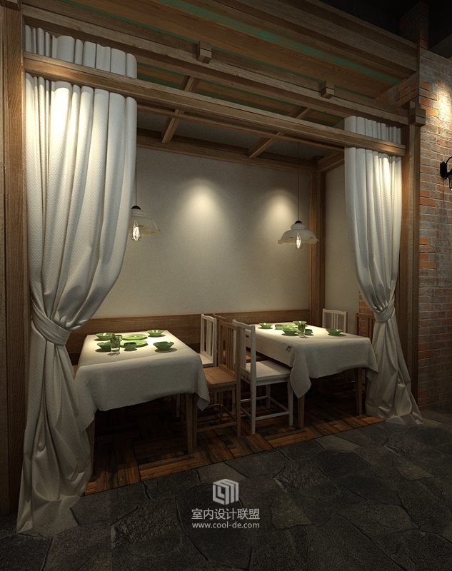 主题餐厅设计-火红年代主题餐厅设计-15