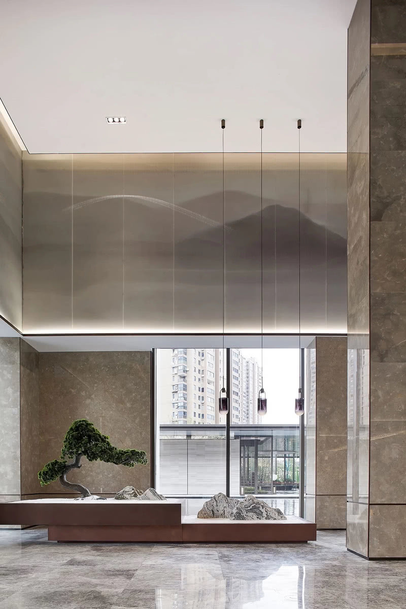 绍兴港龙·铂樾府售楼处 | 现代与古典的完美融合-9