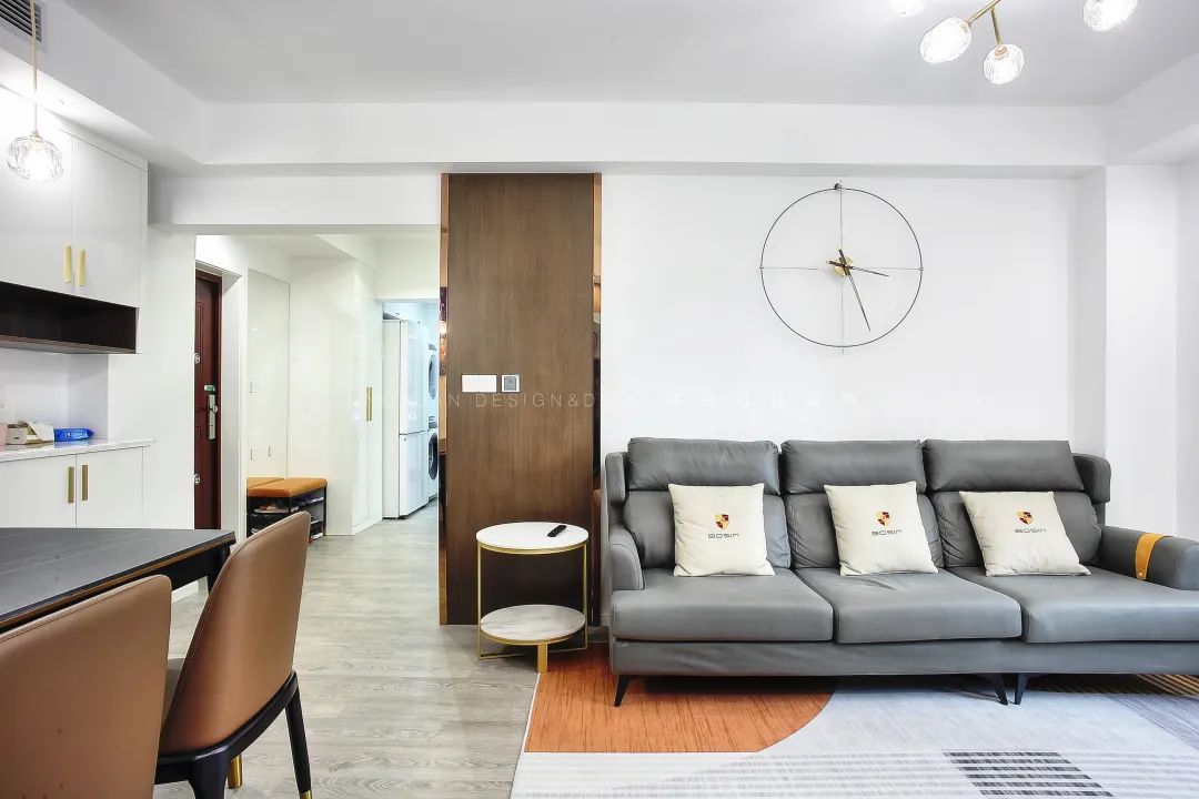 境远装饰 | 90㎡北欧轻奢婚房,冷色都市风设计-26