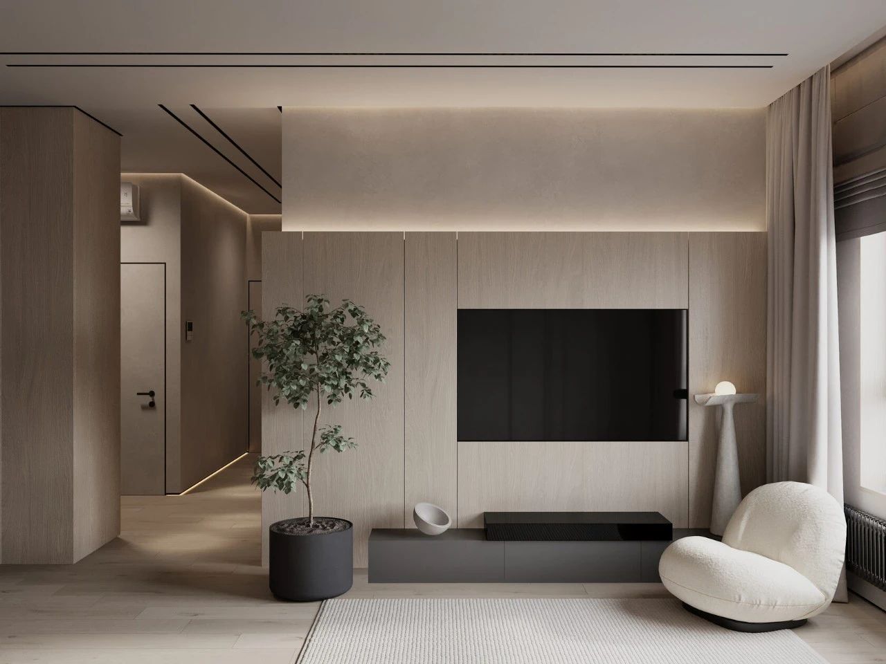 65㎡灰木色空间设计丨Spacetime studio-0