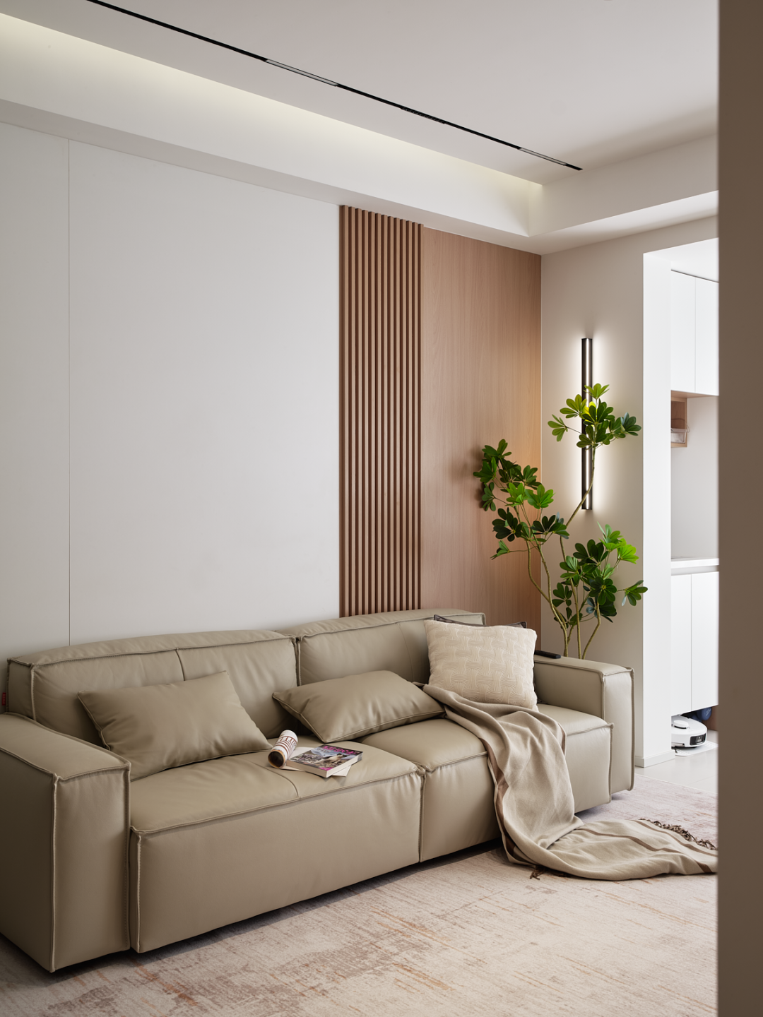 90平现代+原木奶油风家装丨中国闵行丨上海欧碧雅空间设计-11