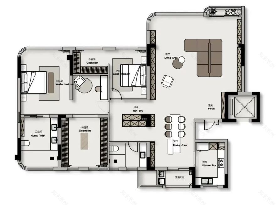 龙湖·舜山府180㎡丨中国重庆丨KD室内设计事务所-7