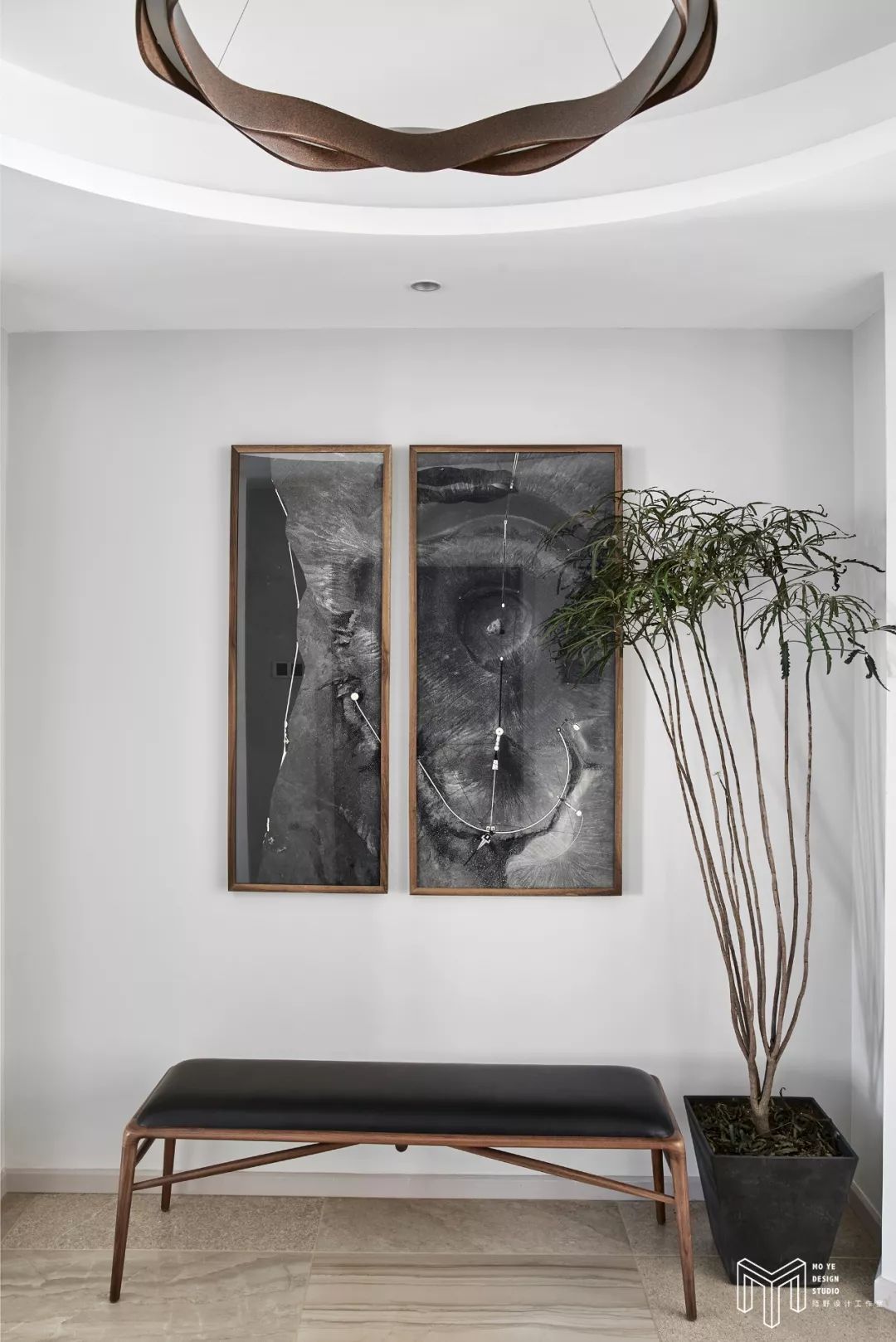 陌野设计 | 自然舒适,兼顾实用与美观的家庭空间-14