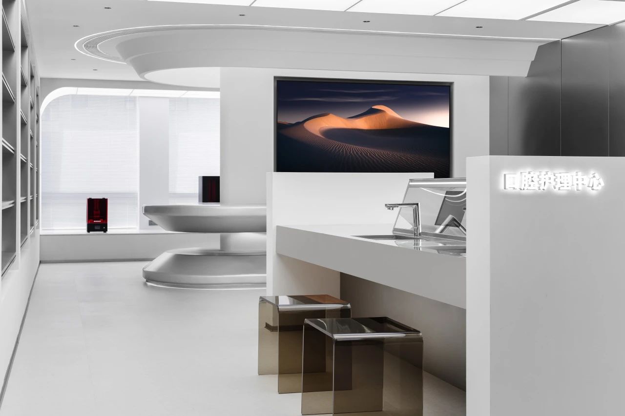 郑州 401㎡口腔医学空间罗德展厅丨中国郑州丨無凡设计-15