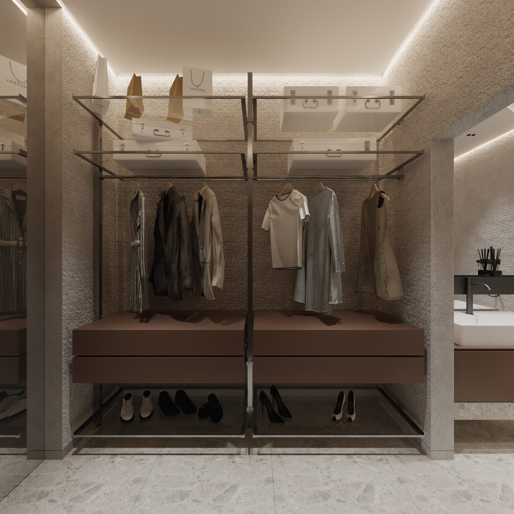 86㎡中性色系公寓设计 既高级又优雅！-15