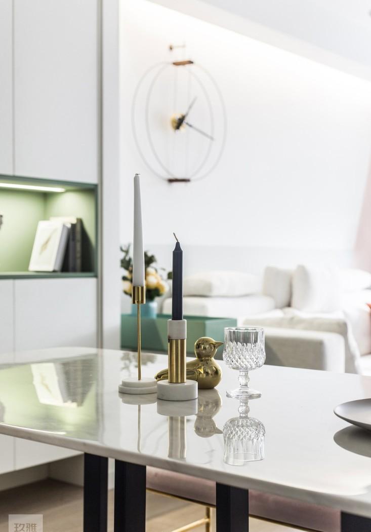 全能格局,珊瑚橘色点缀的玖雅平层设计-41