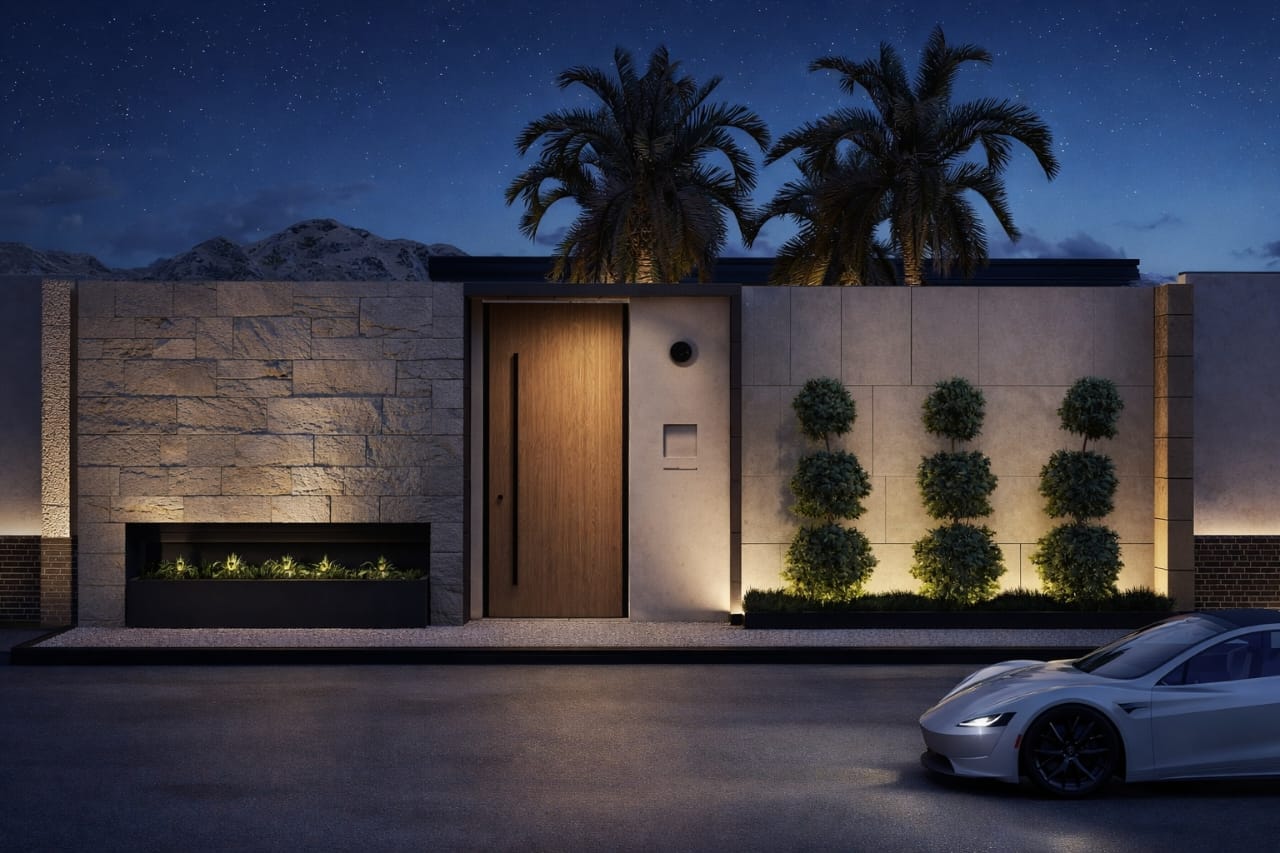 Saudi Arabia Villa Landscape Design-4