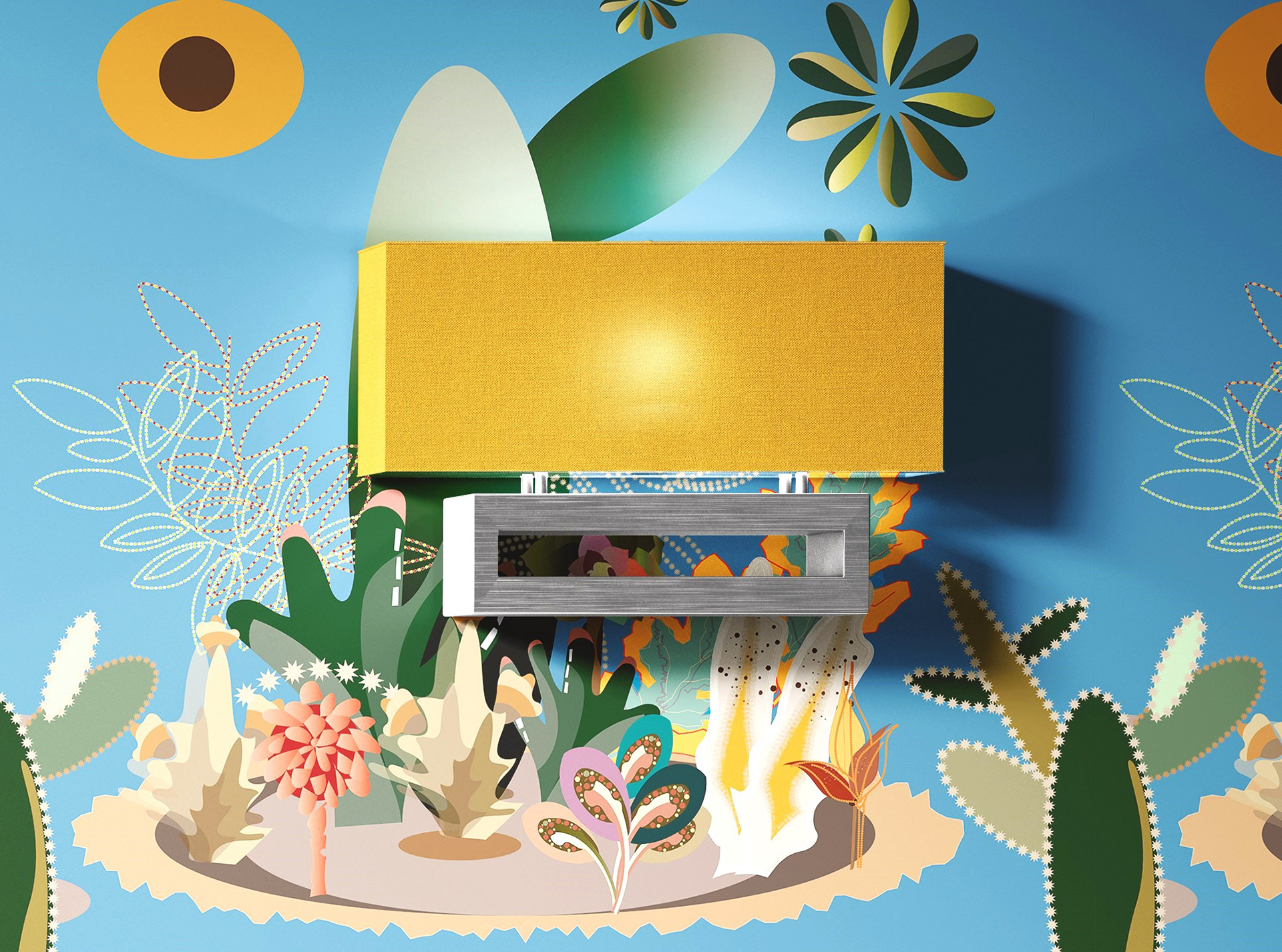 Wallpaper Tarsila , a brazilian inspiration!-1