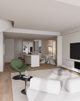 陌上设计｜180㎡欣品华庭顶跃精装改造