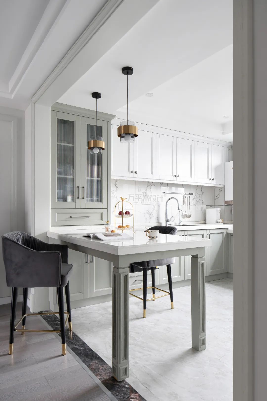 金福苑 82㎡美式混搭,复古与轻奢的完美融合-52