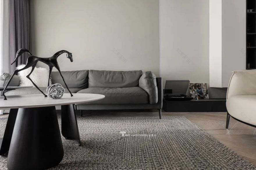 轨迹 · 现代极简公寓设计丨中国上海丨仝设计-67