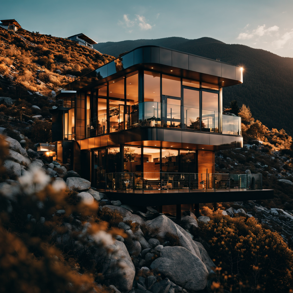 玻璃和钢结构房屋-7