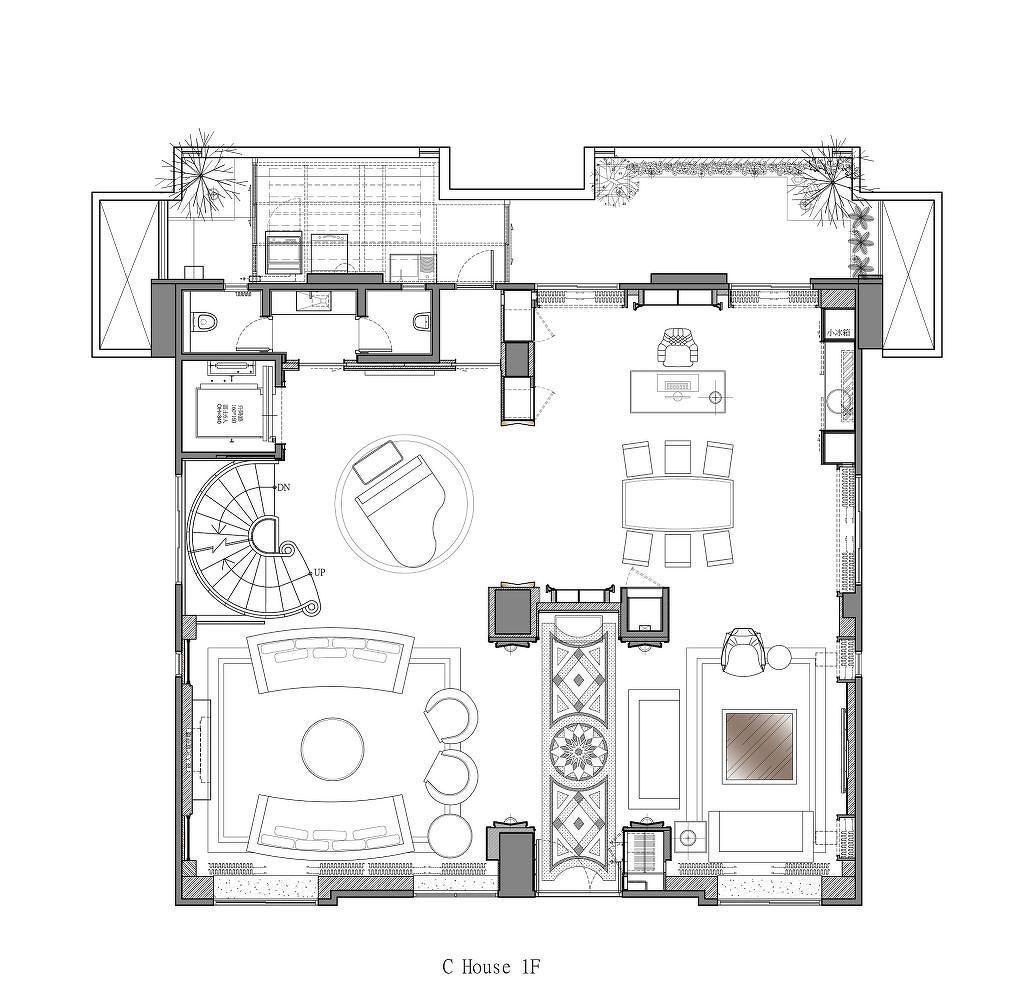 平层丨张清平设计作品—C House-12