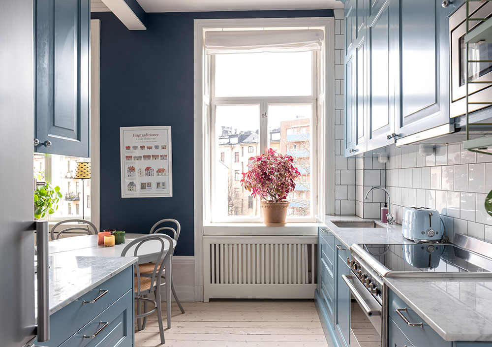 斯德哥尔摩活力蓝色公寓设计-9