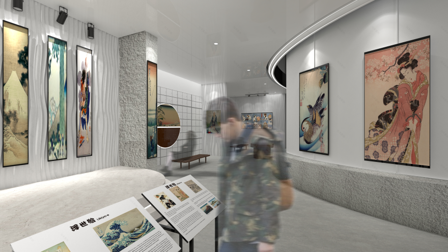 日本荻屋美术馆项目丨泰国艺术大学装饰艺术学院室内设计专业学生-2