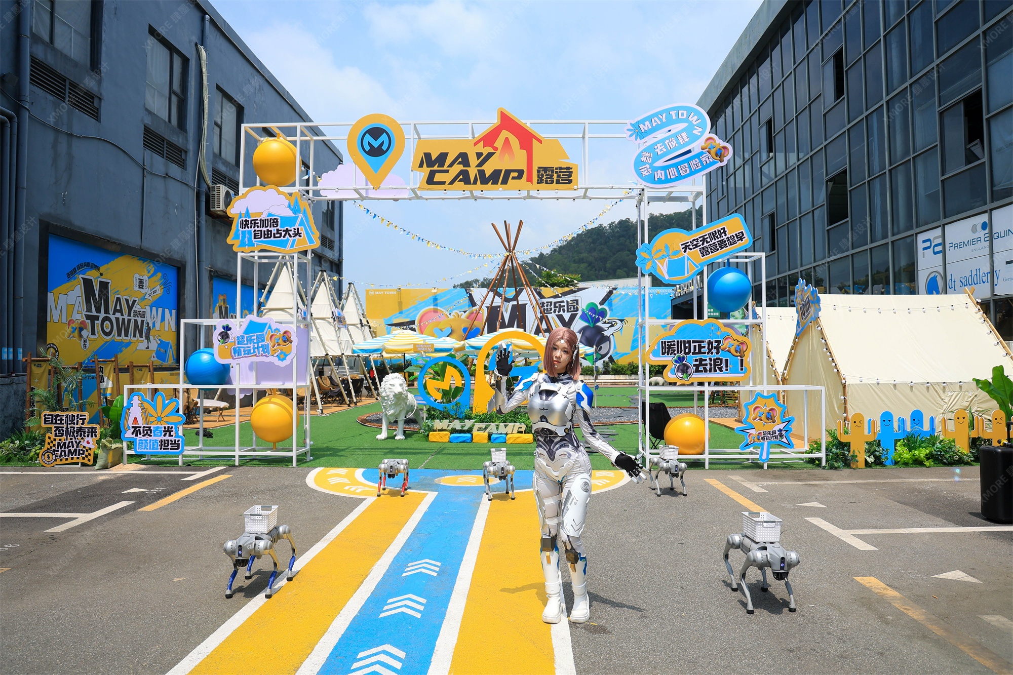 深圳湄南河商业街区美陈设计丨中国深圳丨肆墨商业街区美陈设计公司-33