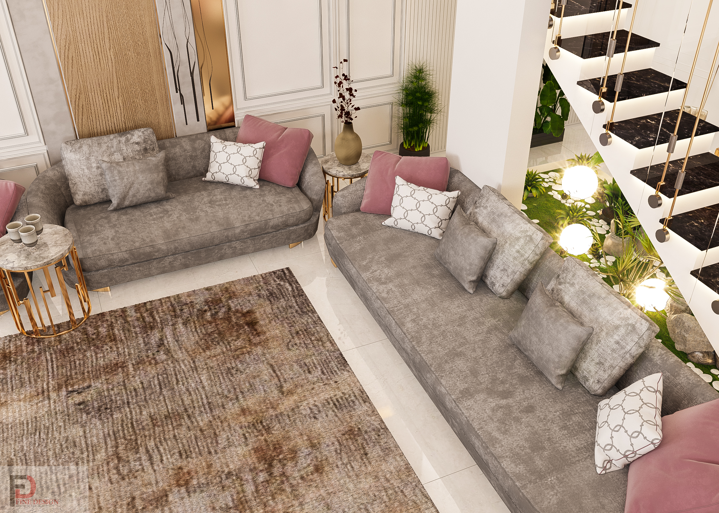 Reception and Living Space design-5