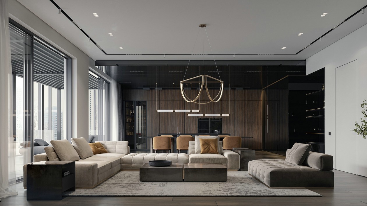 质朴色调++ 线条感，打造超舒适、超有范儿的家居空间-0