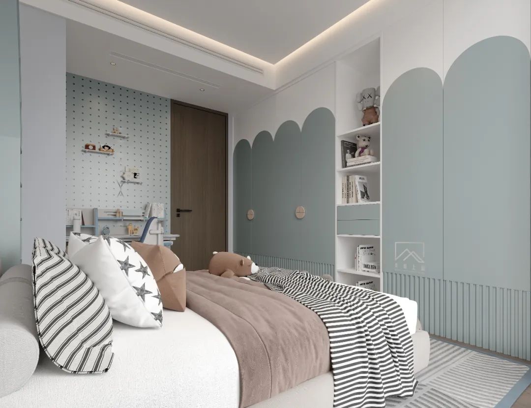 长沙汤臣一品轻奢大平层设计丨中国长沙丨美颂上镜室内建筑设计-42