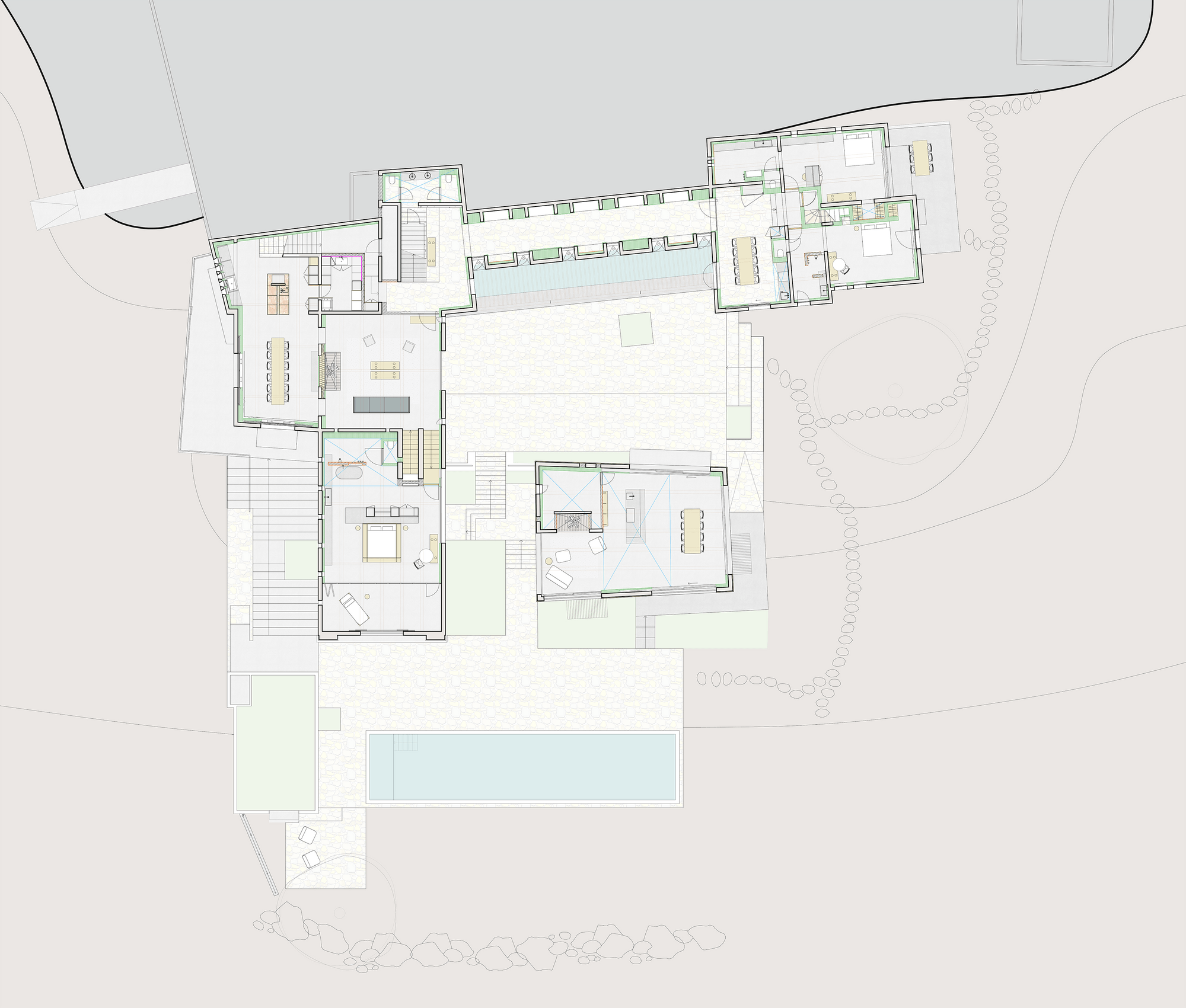 泳池房丨line architects-93