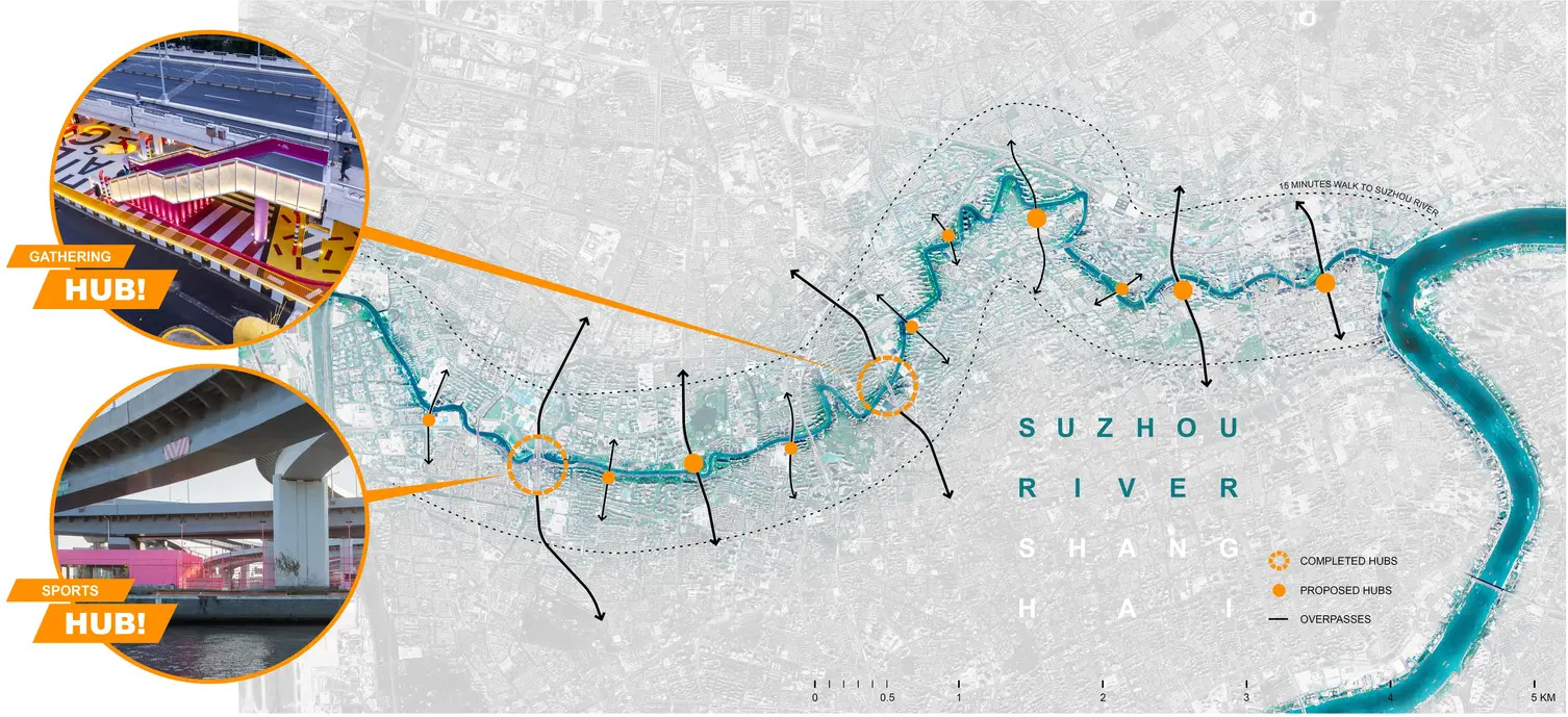 上海苏州河中环立交桥下空间丨中国上海丨翡世景观（FISH DESIGN）-19