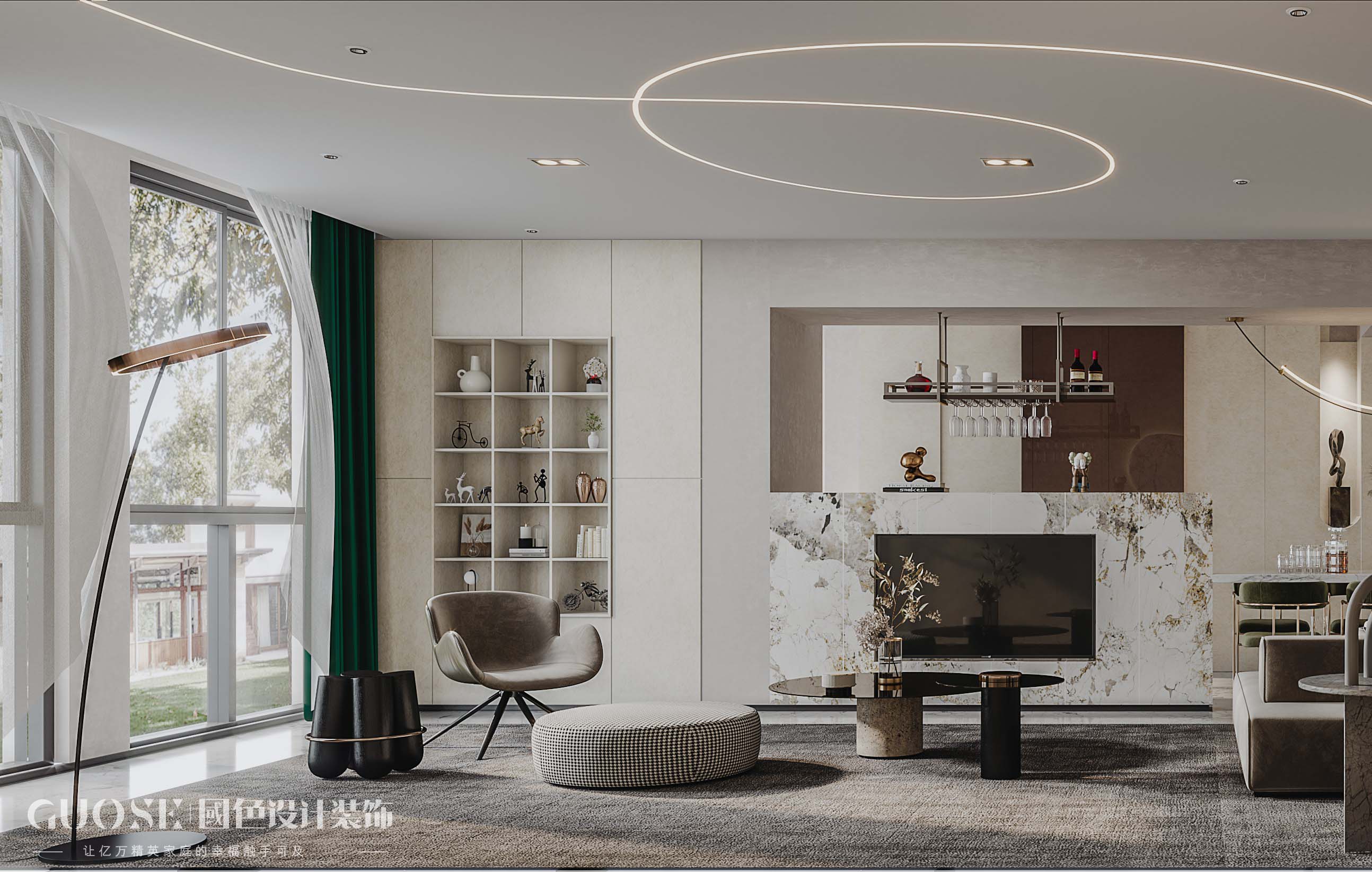 #国色设计装饰#宅寂风；精致家-5