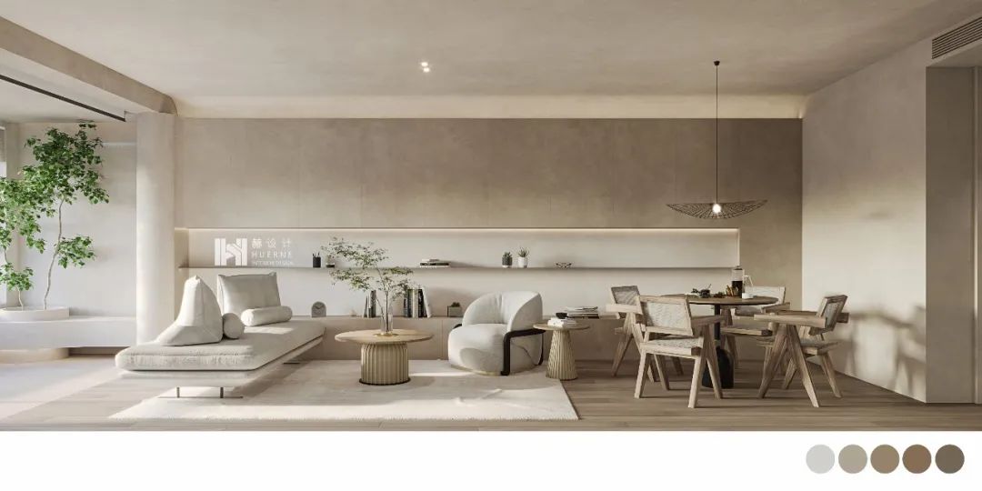 上海黄浦区别墅空间，现代简约侘寂美学之作-22