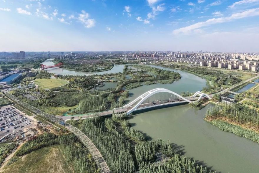 扬州三湾生态中心 | 古运河畔的绿色人文景区-79