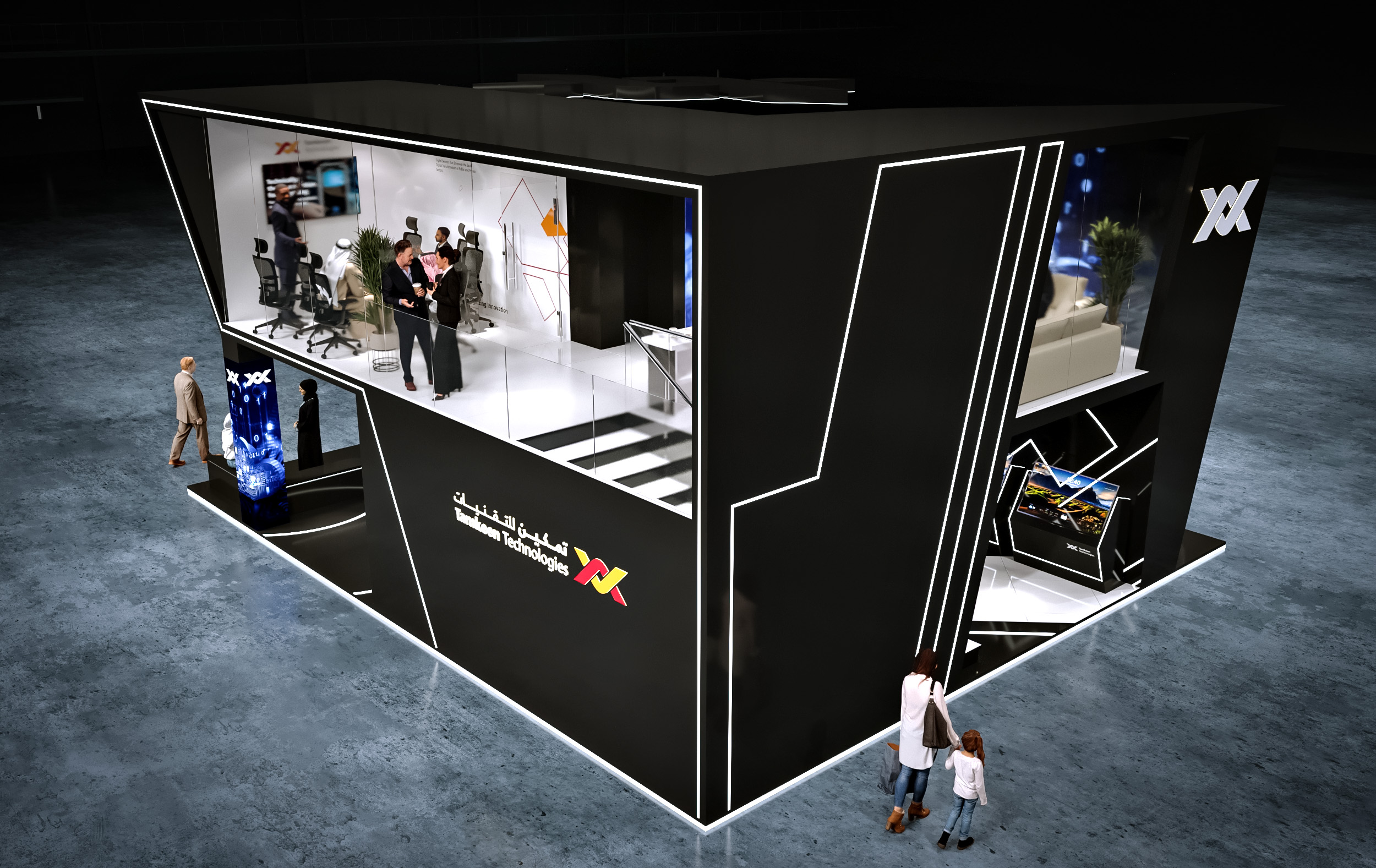 Tamkeen 12m X10m Stand-19