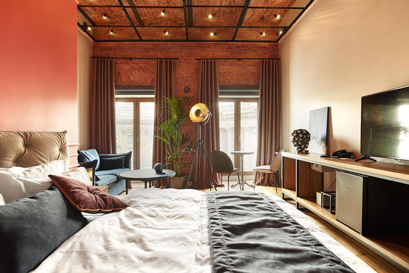 俄罗斯圣彼得堡 Wynwood 酒店 | 工业风 Loft 设计惊艳登场-2