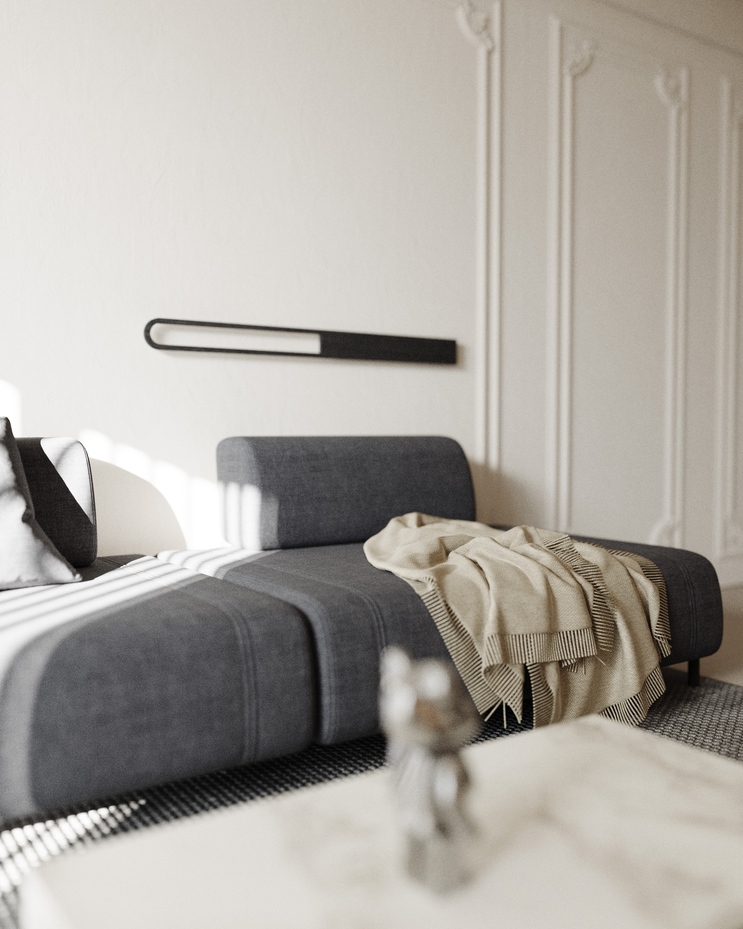 近期渲染  家装简约风-2