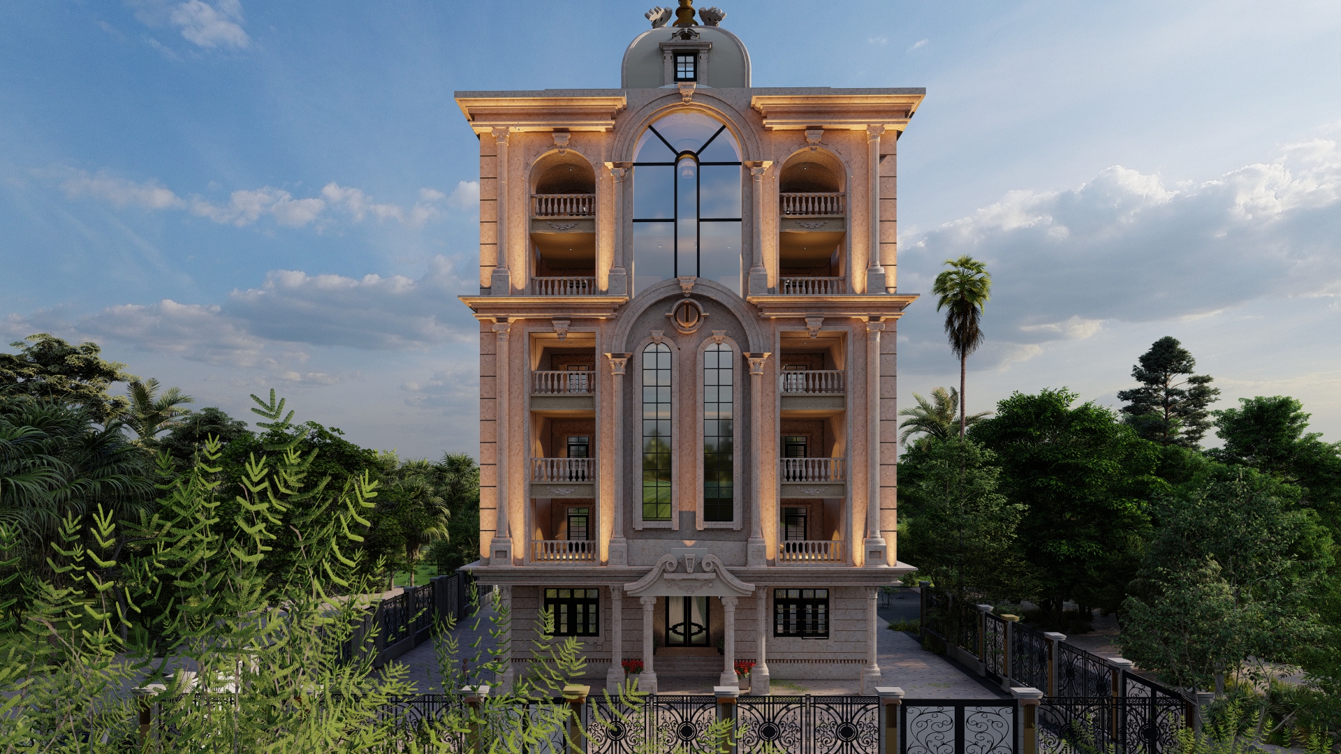 Classic Residential Facade-5