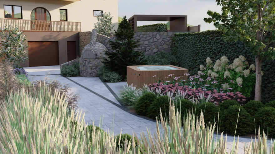 Kasina Wielka 两层花园设计-10