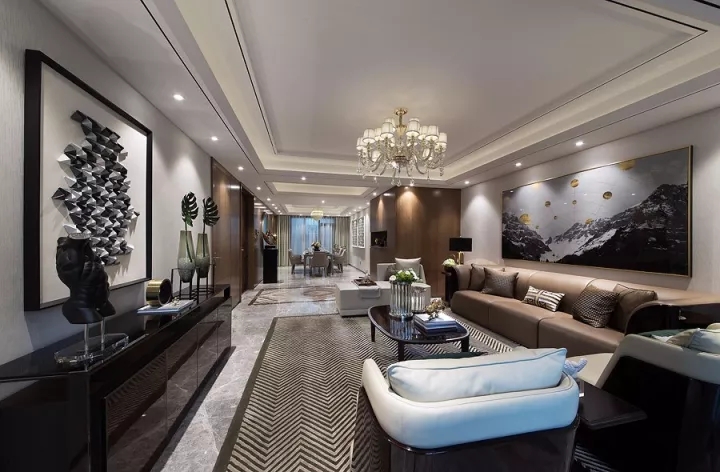 臻品空间设计：呼市伊泰华府•云玺精装成品房-20