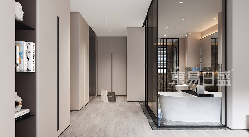 240㎡极简风装修设计，“场面引起极度舒适”-36