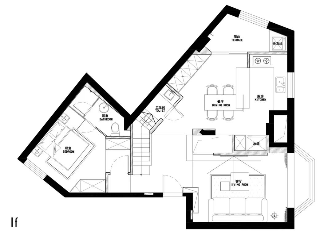 135m²怪异阁楼，创意爆改为艺术画廊式舒适三层！-70