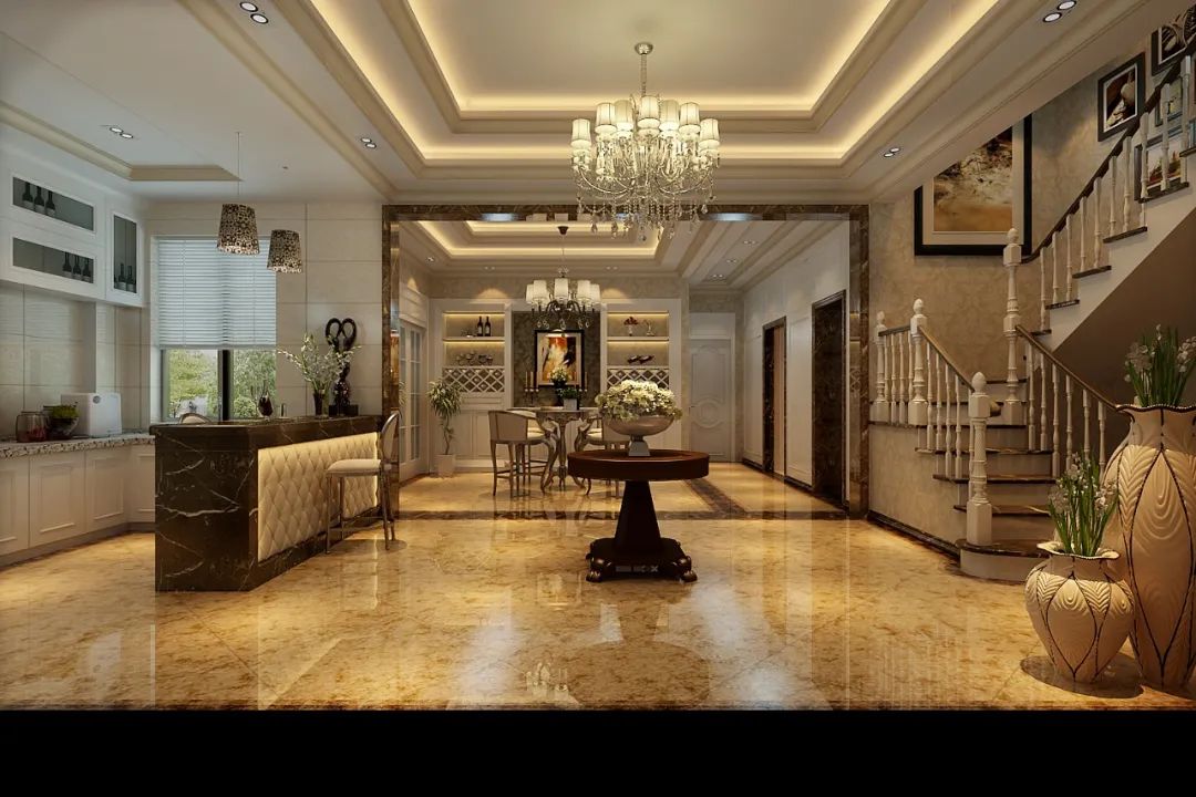 新贵古典风格,贵阳花溪 630 平米大宅设计-9