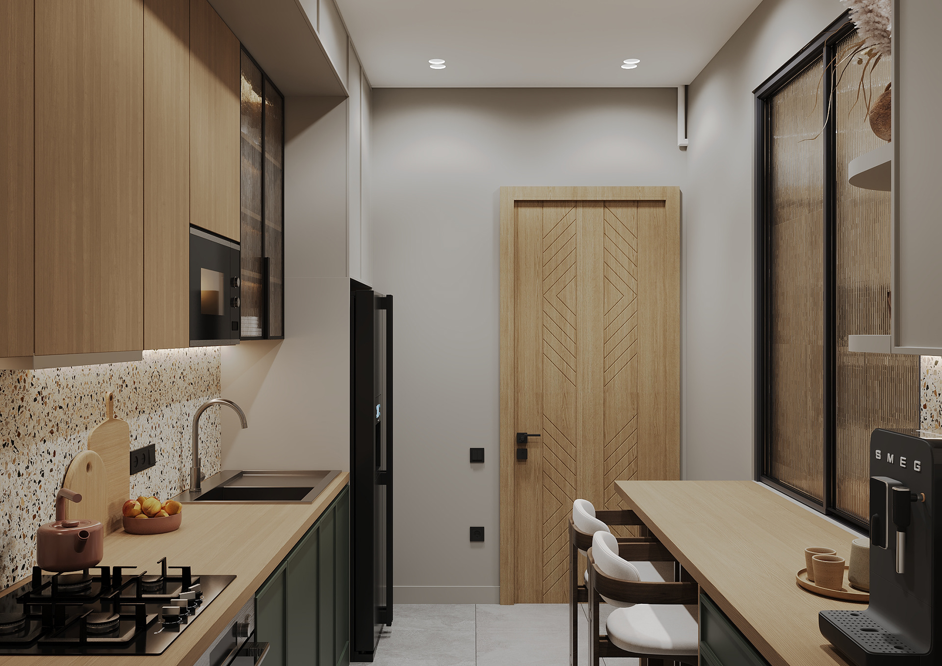 斯堪的纳维亚风格与西班牙风格结合室内设计丨亚美尼亚丨Nelly Manukian,toon.project-23