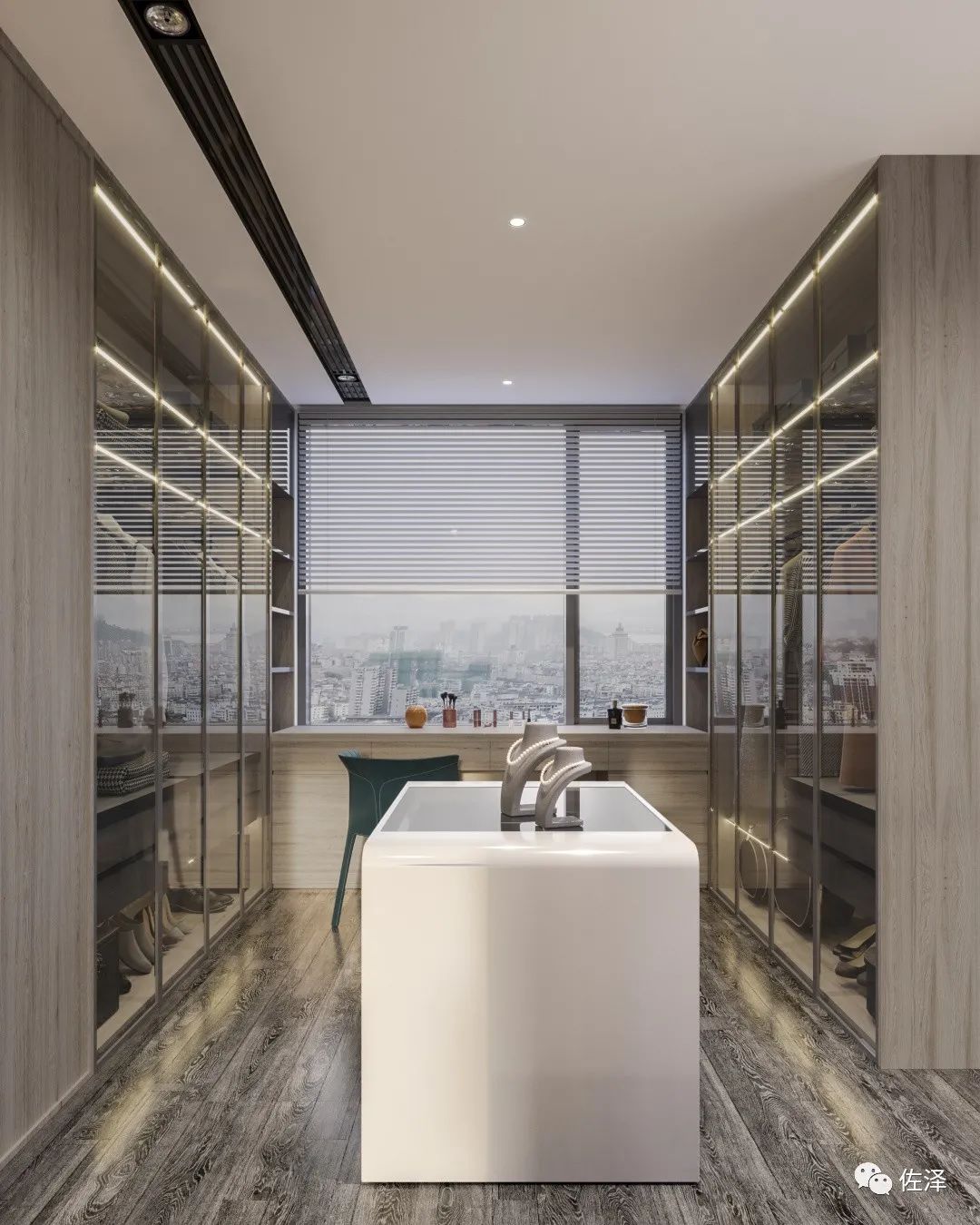 意式简约之美,佛山中信山语湖复式住宅设计-32